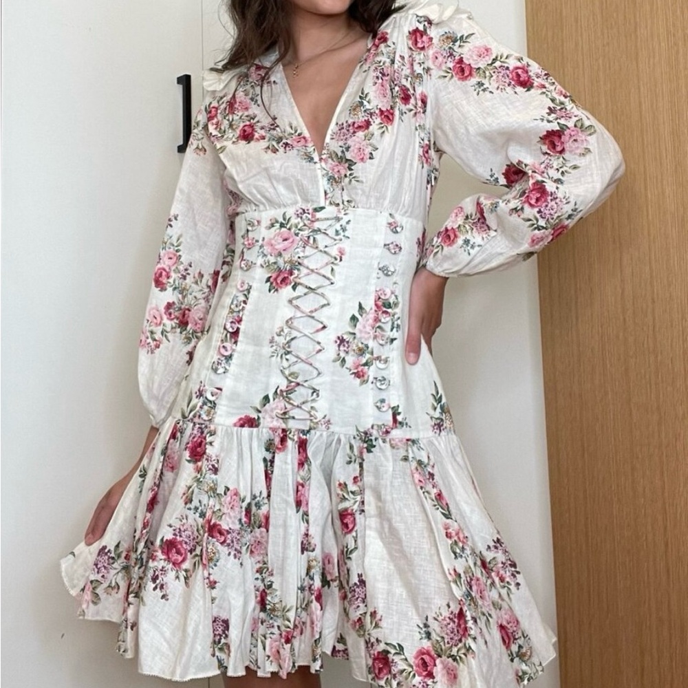 Zimmermann Corset Mini Dress in Size 6